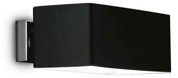 Φωτιστικό Τοίχου Box 009513 20x70x14cm 2xG9 40W Black Ideal Lux