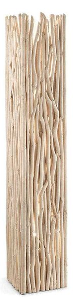 Φωτιστικό Δαπέδου Driftwood 180946 28x156x28cm 2xE27 60W Natural Ideal Lux