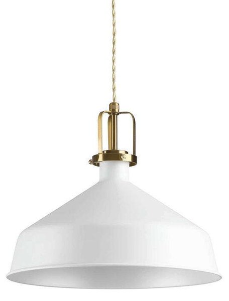 Φωτιστικό Οροφής Eris 238135 33x39/215cm 1xE27 60W White Ideal Lux