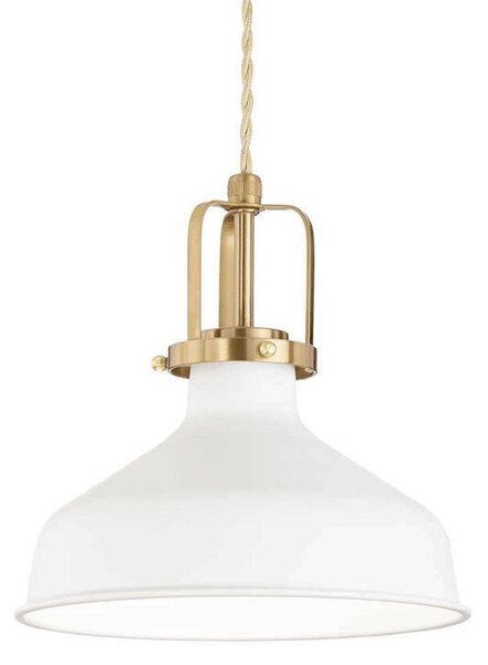 Φωτιστικό Οροφής Eris 238104 21x33/210cm 1xE27 60W White Ideal Lux