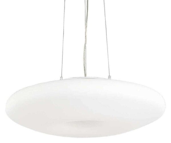 Φωτιστικό Οροφής Glory 101125 40x26/235cm 3xE27 60W White Ideal Lux