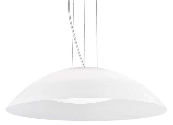 Φωτιστικό Οροφής Lena 035727 64x25/234cm 3xE27 60W White Ideal Lux