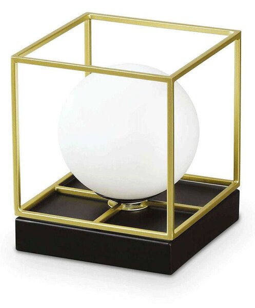 Φωτιστικό Επιτραπέζιο Lingotto 259222 12x15x12cm 1xG9 28W Gold-Black Ideal Lux