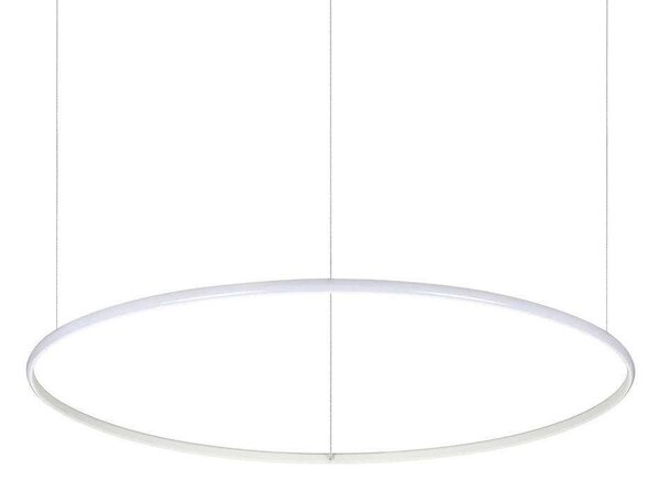 Φωτιστικό Οροφής Hulahoop 258751 100,5x17/212cm LED 46W 3000K White Ideal Lux