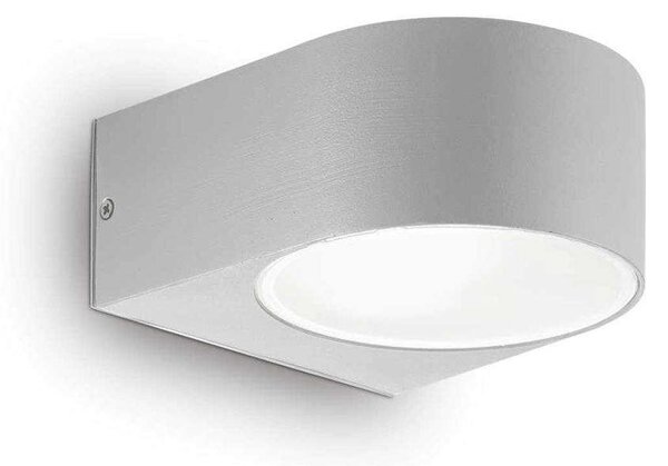 Φωτιστικό Τοίχου Iko 092218 14x7x19cm 1xE27 60W IP54 Grey Ideal Lux