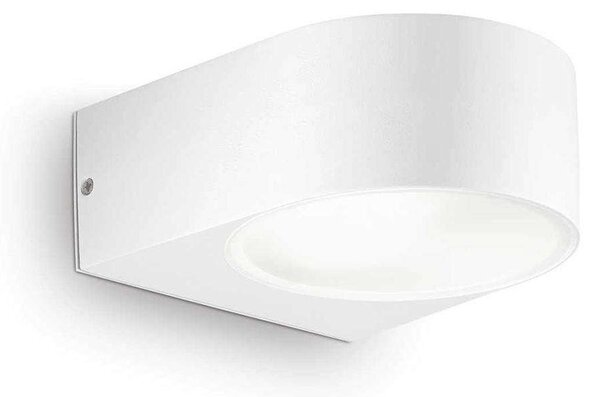 Φωτιστικό Τοίχου Iko 018522 14x7x19cm 1xE27 60W IP54 White Ideal Lux