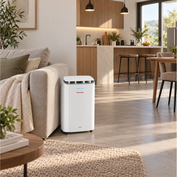 Αφυγραντήρας Ιnventor Alva AL-IONW-12L με AI, Wi-Fi, λειτουργία στεγνώματος, ιονιστή, χρονοδιακόπτη και ικανότητα αφύγρανσης 12 λίτρα / ημέρα - White