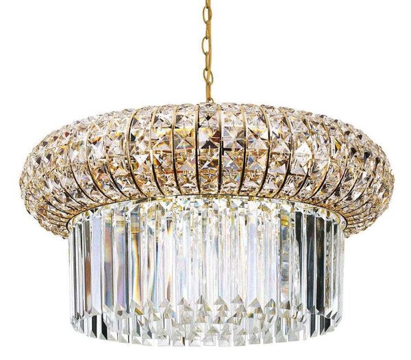 Φωτιστικό Οροφής Nabucco 237794 60x42/147cm 12xE14 40W Gold Ideal Lux