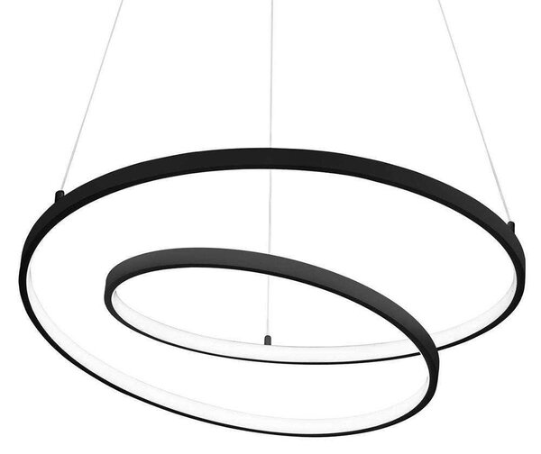 Φωτιστικό Οροφής Oz 269436 60x30/150cm LED 47W 3000K Black Ideal Lux