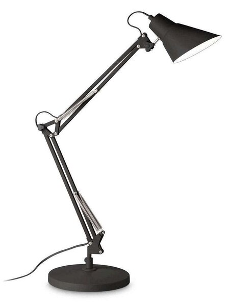 Φωτιστικό Επιτραπέζιο Sally 265285 23x58x36cm 1xE27 42W Black-White Ideal Lux