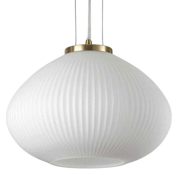 Φωτιστικό Οροφής Plisse' 264547 35x29/238cm 1xE27 60W Gold Ideal Lux