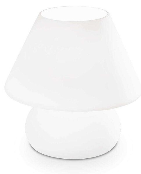 Φωτιστικό Επιτραπέζιο Prato 074702 22,5x24cm 1xE27 60W White Ideal Lux