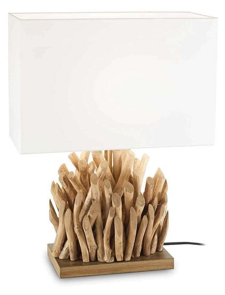 Φωτιστικό Επιτραπέζιο Snell 201399 40x50x18cm 1xE27 60W White-Natural Ideal Lux