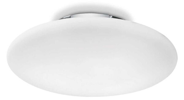 Φωτιστικό Οροφής-Πλαφονιέρα Smarties 032023 60x12cm 3xE27 60W White Ideal Lux