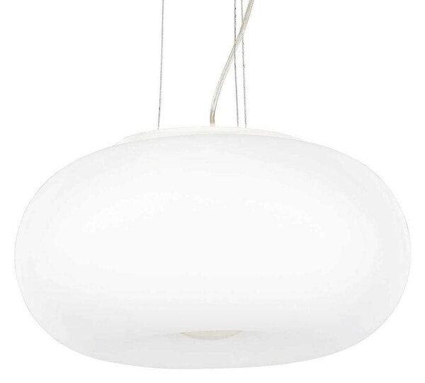 Φωτιστικό Οροφής Ulisse 098616 52x29/238cm 3xE27 60W White Ideal Lux