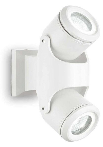 Φωτιστικό Τοίχου-Απλίκα Xeno 129495 9x14/16x24cm 2xGU10 28W IP44 White Ideal Lux