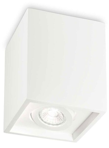 Φωτιστικό Οροφής - Spot Oak Square 150468 13,5x16cm GU10 max 35W White Ideal Lux