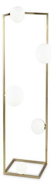 Φωτιστικό Δαπέδου Angolo 284354 30x118cm G9 max 5x28W Brass Ideal Lux