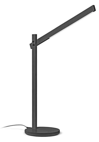 Φωτιστικό Γραφείου Pivot 289151 17x43cm LED 7,5W 3000K 700Lm Black Ideal Lux