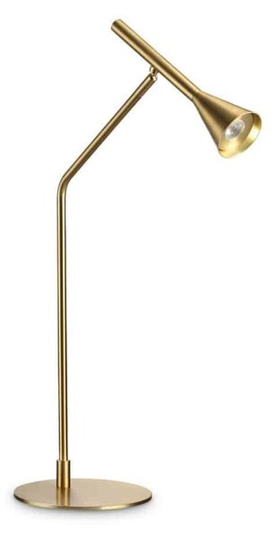 Επιτραπέζιο Φωτιστικό Diesis 291109 19x65,5cm LED 6,5W 3000K 600Lm Brass Ideal Lux