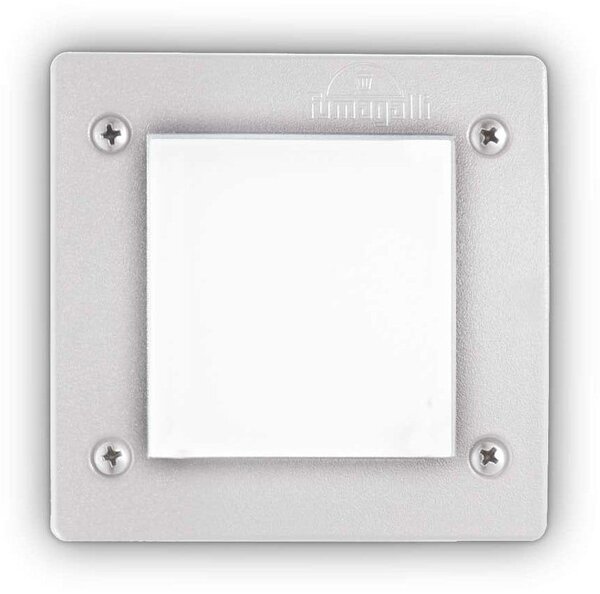 Φωτιστικό Τοίχου Χωνευτό Avenue Square 096575 11,5x11,5cm GX53 max 10W White Ideal Lux