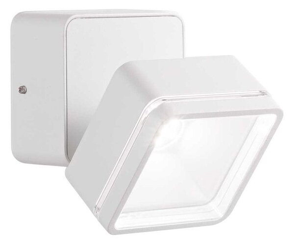 Φωτιστικό Τοίχου - Απλίκα Omega Square 285528 9x9x8,5cm LED 7W 4000K 650Lm White Ideal Lux