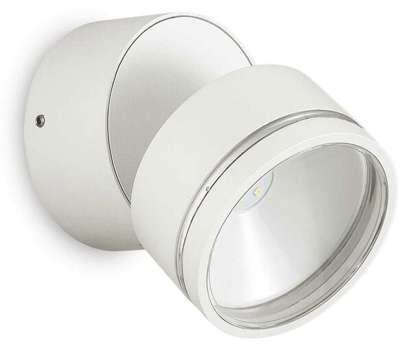 Φωτιστικό Τοίχου - Απλίκα Omega Round 285474 9x8,5cm LED 7W 3000K 610Lm White Ideal Lux