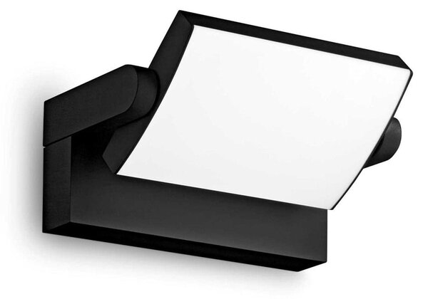 Φωτιστικό Τοίχου Swipe 287706 21,2x16,5x10cm Led 2000lm 20,5W 3000K Black Ideal Lux