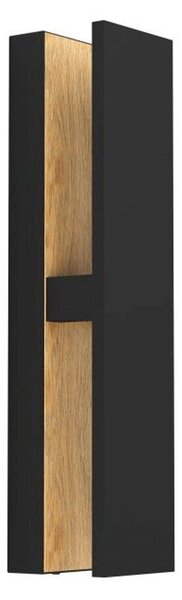 Φωτιστικό Τοίχου Costorio 900291 37x8x8cm Led Black-Natural Eglo