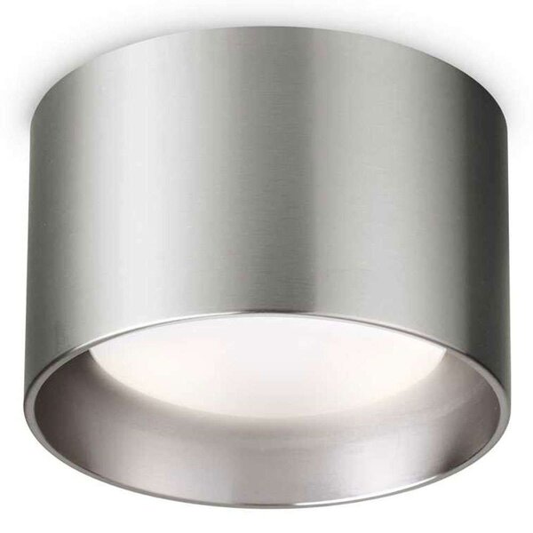 Φωτιστικό Οροφής - Σποτ Spike Round 314303 Φ10x6,5cm 1xGX53 15W Nickel Ideal Lux