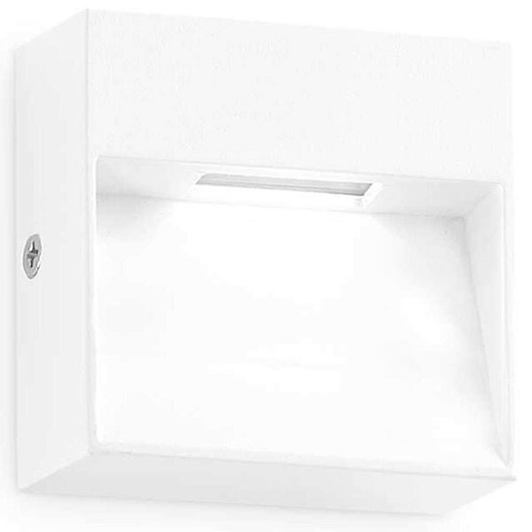 Φωτιστικό Τοίχου - Απλίκα Dedra 328638 10x3x10cm Led 160lm 1,5W 3000K White Ideal Lux