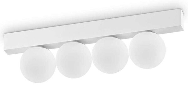 Φωτιστικό Οροφής - Πλαφονιέρα Ping Pong 328232 30,9x6x9cm Led 1000lm 12W 3000K White Ideal Lux