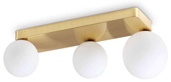 Φωτιστικό Τοίχου - Απλίκα Penta 314822 53,5x25x19cm 3xG9 4W Brass Ideal Lux