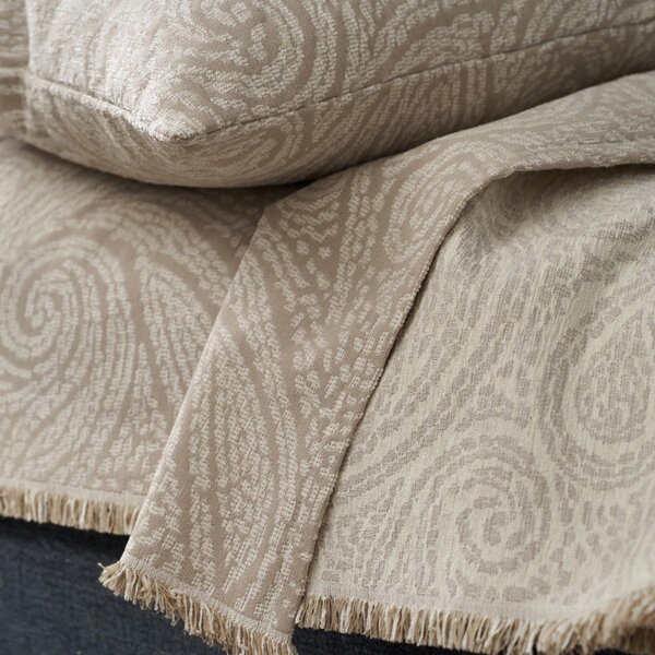 Ριχτάρι Πολυθρόνας (180x180) Gofis Home Ondine Beige 448/06