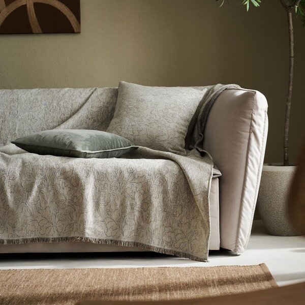 Ριχτάρι Πολυθρόνας (180x180) Gofis Home Aradia Olive Beige 430/06
