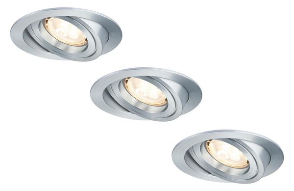 Paulmann 92623- ΣΕΤ 3xLED-GU10/4W Dimmable φωτιστικό μπάνιου PREMIUM 230V