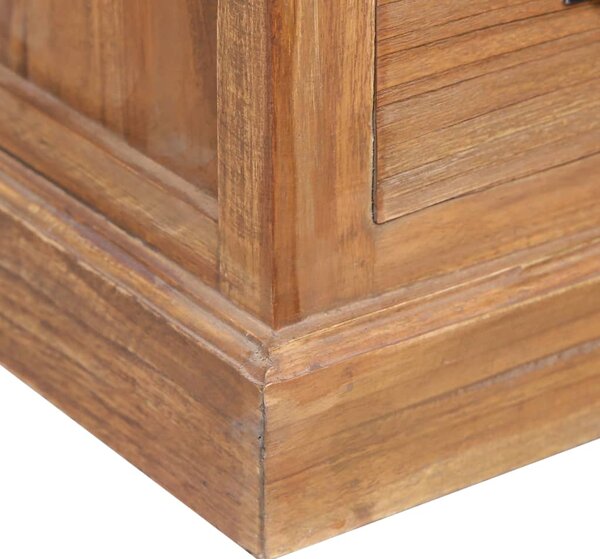 VidaXL Συρταριέρα με Ράφι 60 x 30 x 60 εκ. από Μασίφ Ξύλο Teak