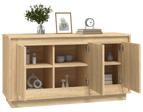 VidaXL Ντουλάπι Sonoma Oak102x35x55 εκ. από Επεξεργασμένο Ξύλο