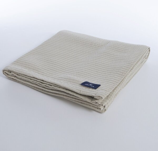 Κουβερτόριο Υπέρδιπλο (230x240) Ματλασέ Nautica Nef-Nef Homeware Nau Navy Linen