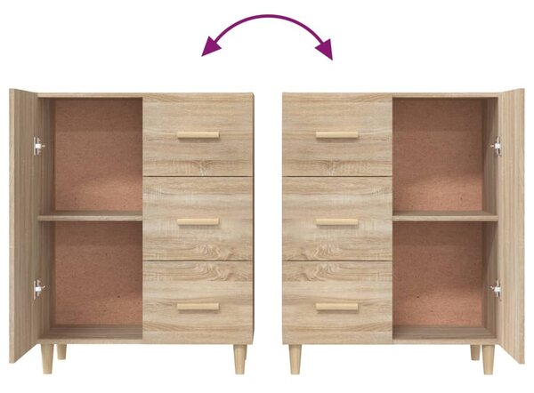 VidaXL Ντουλάπι Sonoma Δρυς 69,5 x 34 x 90 εκ. από Επεξεργασμένο Ξύλο