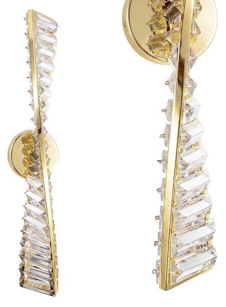ΕΠΙΤΟΙΧΟ ΦΩΤΙΣΤΙΚΟ LED APP1951-W 50 cm GOLD