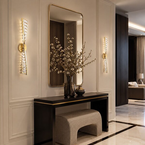 ΕΠΙΤΟΙΧΟ ΦΩΤΙΣΤΙΚΟ LED APP1951-W 50 cm GOLD