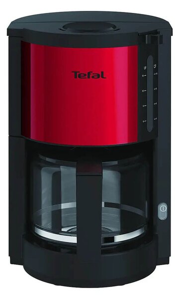 Καφετιέρα φίλτρου Tefal με ισχύ 1100W και χωρητικότητα 1.25L - Red