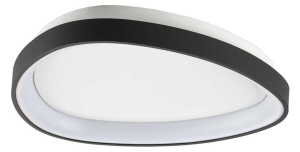 Ideal Lux - Φωτιστικό οροφής LED GEMINI LED/23W/230V διάμετρος 42,5 cm μαύρο