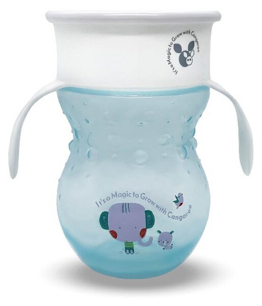 Ποτήρι Εκπαιδευτικό 270ml Cangaroo Magical 360 Blue C0669H