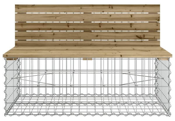 VidaXL Παγκάκι Κήπου Συρματοκιβώτιο 103x70x65 εκ. Εμποτ. Ξύλο Πεύκου