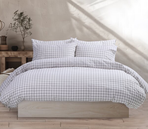 ΣΕΤ ΠΑΠΛΩΜΑΤΟΘΗΚΗ ΥΠΕΡΔΙΠΛΗ EXTEND GREY 240X230 NEF-NEF HOMEWARE