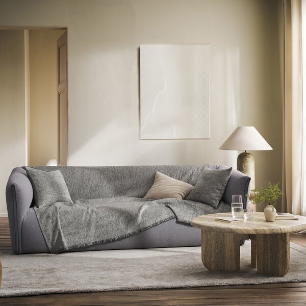 Ριχτάρι Πολυθρόνας 180x180cm GOFIS HOME Yrsa Cloud Grey 141/15