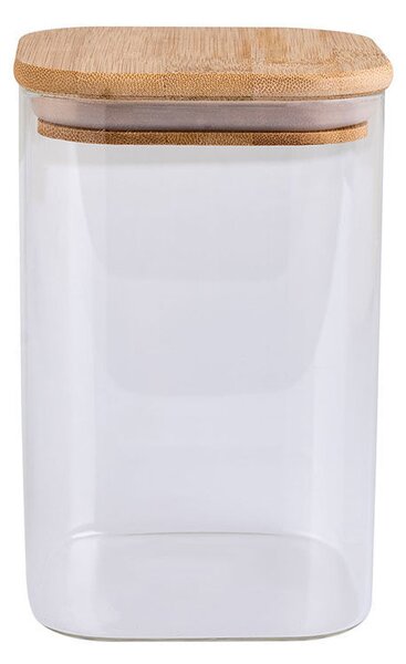 Δοχείο Αποθήκευσης Γυάλινο Με Καπάκι Bamboo Essentials 950ml - Estia