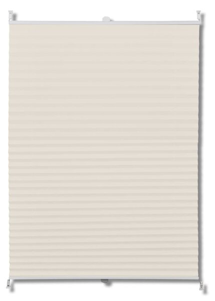 240617 Plisse Blind 40x100cm Creme